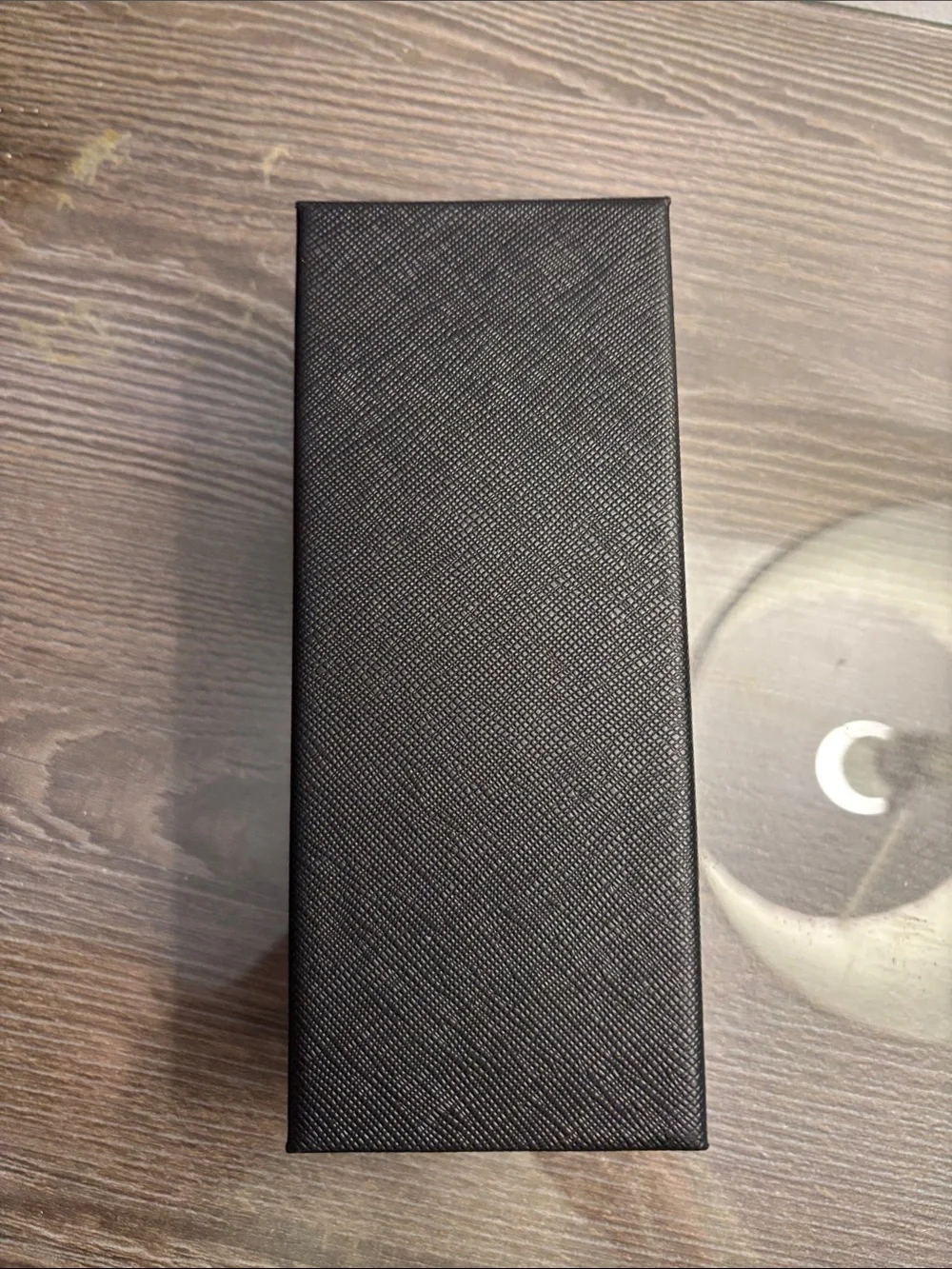 Prada Black Saffiano Leather Sunglasses Case